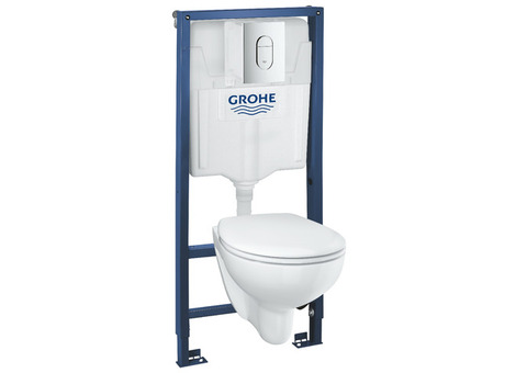 Комплект инсталляция Grohe Solido 2 с унитазом и кнопкой 39418000