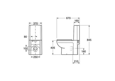 Унитаз-компакт напольный Gustavsberg Artic 4310