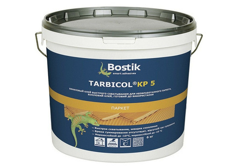 Клей водно-дисперсионный Bostik Tarbicol KP5 для паркета быстросхватывающийся 6 кг