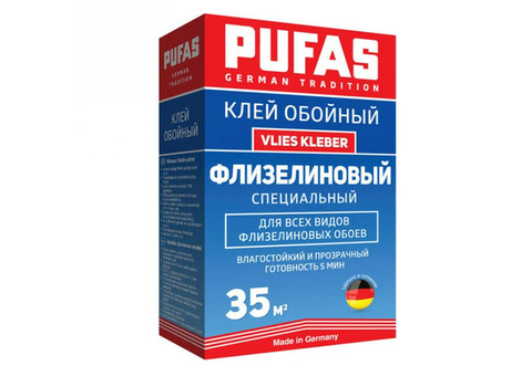 Клей обойный Pufas Vlies Kleber Флизелиновый специальный 225 г