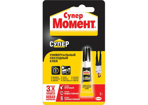 Клей Момент Супер универсальный 3 г