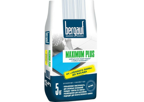 Клей для плитки Bergauf Keramik Maximum Plus 5 кг