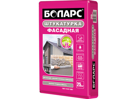 Штукатурка фасадная Боларс 25 кг