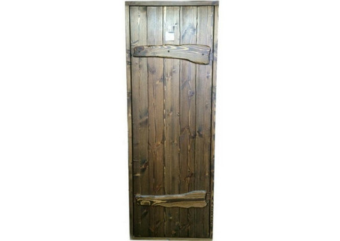 Дверь для бани Doorwood DW01138 Русь деревянная состаренная 690х1890 мм