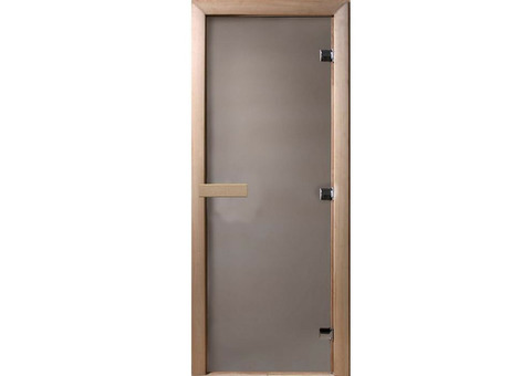 Дверь для сауны стеклянная Doorwood DW00025 сатин 600х1900 мм