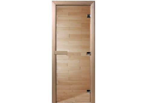 Дверь для сауны стеклянная Doorwood DW00897 прозрачная 700х1900 мм