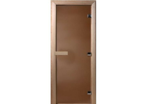 Дверь для сауны стеклянная Doorwood DW01333 бронза матовая 800х1900 мм