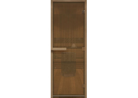 Дверь для хамама стеклянная Doorwood DW00802 бронза матовая 800х2000 мм