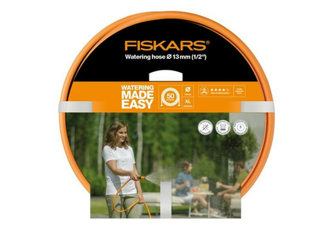 Шланг поливочный армированный Fiskars 1/2 дюйма 50 м Q4