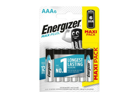 Батарейка алкалиновая Energizer Max Plus AAA 6 шт.