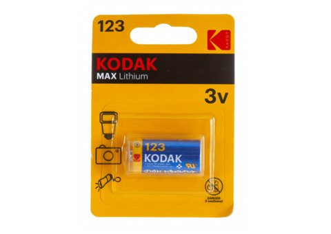 Батарейка литиевая Kodak CR123 K123LA Б0005146