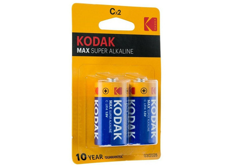 Батарейка алкалиновая Kodak Мax LR14-2BL 2 штуки