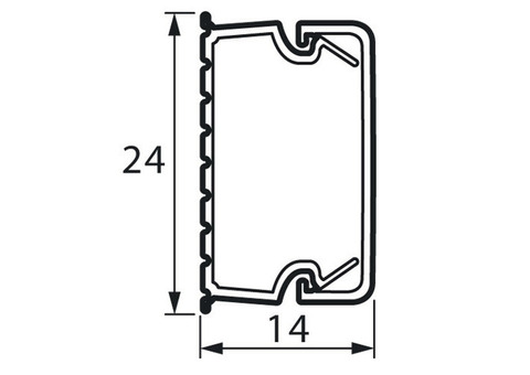 Мини-канал Legrand Metra 638193 24х14 мм