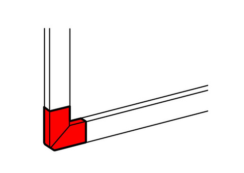 Угол плоский для кабель-канала Legrand DLP 010767 80х50 мм
