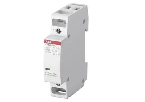 Контактор модульный ABB ESB20-20N-06 (20А АС-1 2НО) 230B AC/DC 1SBE121111R0620