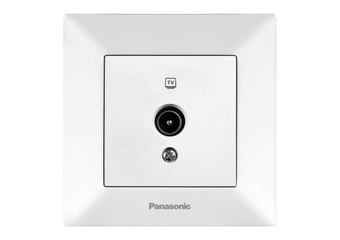 Розетка телевизионная проходная Panasonic Arkedia WMTC04522WH-RES 12dB одноместная белая