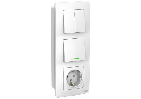 Блок Schneider Electric Blanca BLNBS101211 16 F 250 В с индикацией