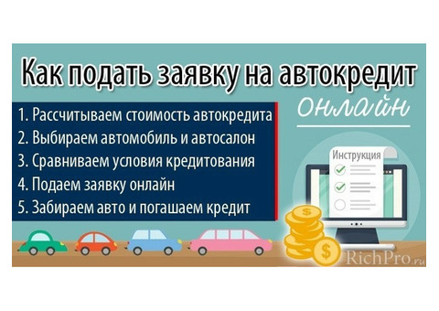 Автокредит онлайн - как рассчитать кредит на авто и где оформить ( подать ) онлайн -заявку на автокредит : ТОП-5 банков с выгодными предложениями , авто кредит получить .