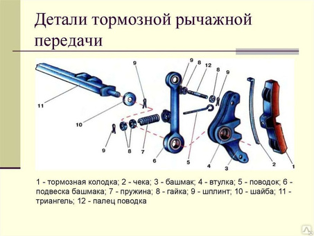 Триангель без чеки и колодки 100.40.010-2СБ