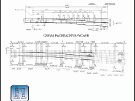 Ремкомплект для стрелочных переводов Используйте R-65 1 ㏄ и 1㏄. коробка рельс с остряком Р-65.