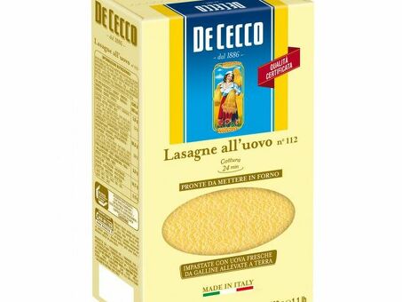 Паста DE CECCO №112 Lasagne 500 г по оптовым ценам