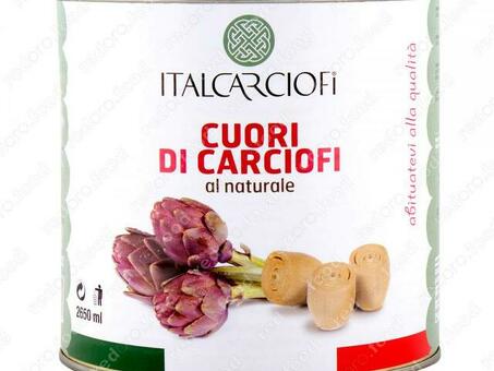 Артишоки ITALCARCIOFI целые в с/с 2,6 кг по оптовым ценам