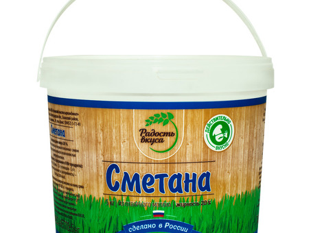 Сметана 30 % РАДОСТЬ ВКУСА 5 кг по оптовым ценам