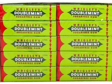 Жевательная Резинка WRIGLEY'S DOUBLEMINT ( х20шт ) по оптовым ценам