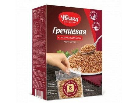 Крупа Гречка УВЕЛКА 5х80г по оптовым ценам