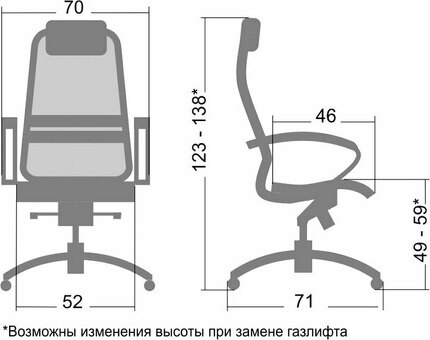 Офисное кресло Метта SAMURAI S-1 ( темно-бордовый )