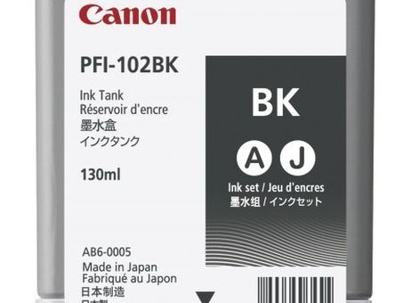 Картридж Canon PFI-102 комплект (MBKX2, BK, M, C, Y) 6 шт. х 130мл