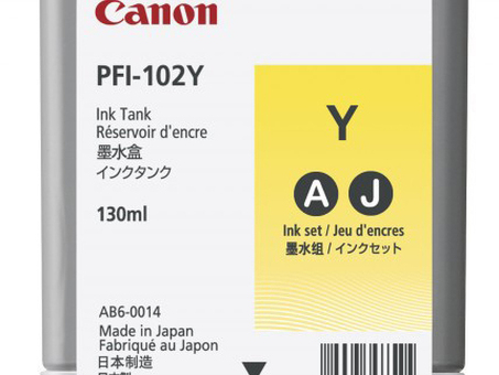 Картридж Canon PFI-102Y ( yellow ) 130мл (0898B001)