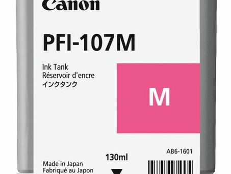 Картридж Canon PFI-107 комплект (MBK,BK,M,C,Y) 5шт х 130мл