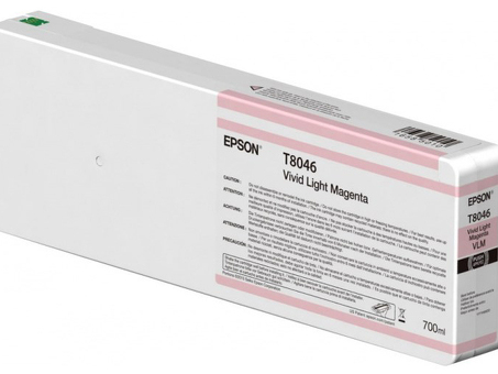 Картридж Epson T8046 Ultrachrome HDX ( vivid light magenta ) 700 мл (C13T804600)