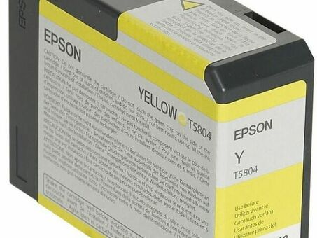 Картридж Epson T5804 ( yellow ) 80 мл (C13T580400)