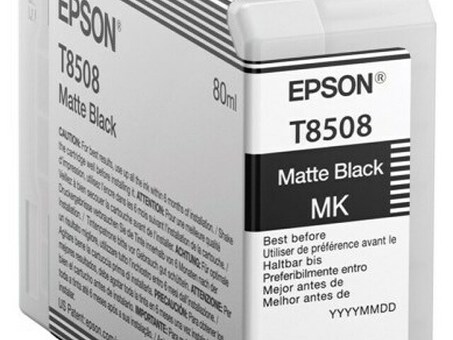 Картридж Epson T8508 UltraChrome HD ( matte black ), 80 мл (C13T850800)