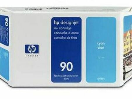 Картридж HP 90 (cyan) 225мл (C5060A)