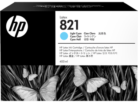 Картридж HP 821 (light cyan), 400 мл (G0Y90A)