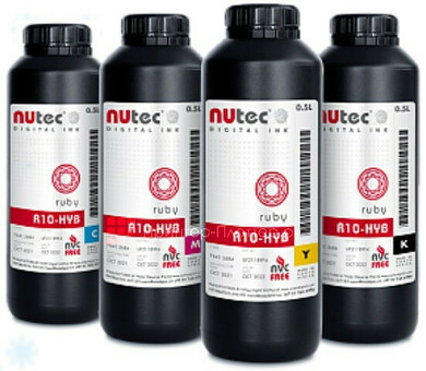 УФ-чернила NUtec Ruby R10-HYB (Black), 500 мл ( бутылка ) (F641.2687)