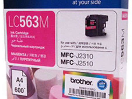 Картридж Brother LC-563M ( magenta ), 600 стр. (LC563M)