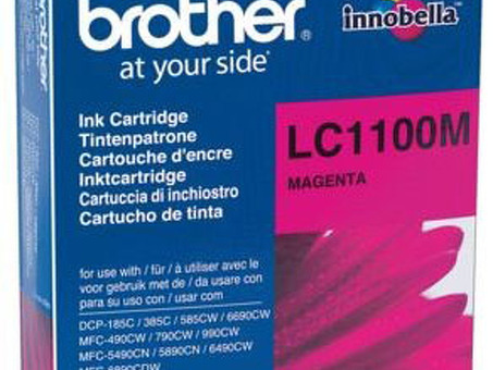 Картридж Brother LC-1100M ( magenta ),325 стр. (LC1100M)