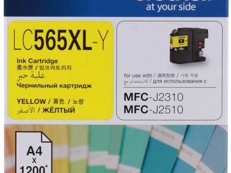 Картридж Brother LC-565XL-Y ( yellow ), 1200 стр. (LC565XLY)