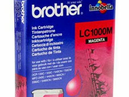 Картридж Brother LC1000M ( magenta ), 400 стр. (LC1000M)