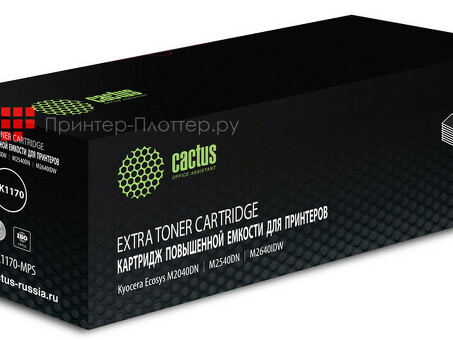 Картридж лазерный Кактус CS-TK1170-MPS Черный ( 12000 стр.) для Kyocera Ecosys M2040dn/m2540dn/M2640idw (CS-TK1170-MPS)