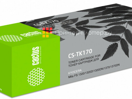 Картридж лазерный Кактус CS-TK170 Black ( 7200 стр.) для Kyocera Mita FS 1320/P2135 (CS-TK170)