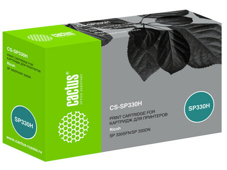 Картридж лазерный Cactus CS-SP330H 408281 черный ( 7000стр .) для Ricoh Aficio SP330DN/330SFN/330SN (CS-SP330H)