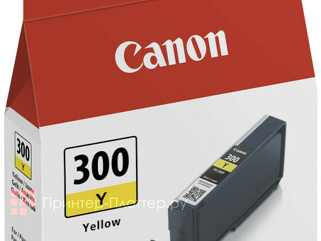 Картридж Canon LUCIA PRO Ink PFI-300 Y ( yellow ) (4196C001)