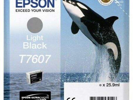 Картридж Epson T7607 (light black ), 26 мл (C13T76074010)