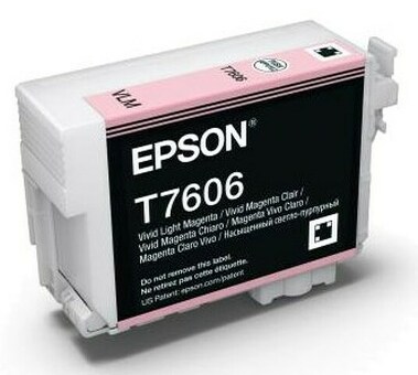 Картридж Epson T7606 (light magenta ), 26 мл (C13T76064010)