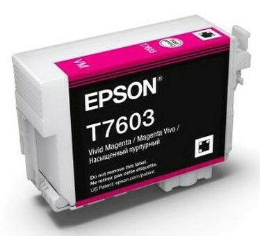 Картридж Epson T7603 ( magenta ), 26 мл (C13T76034010)